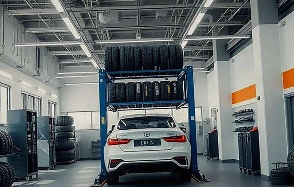 장수 벤츠 GLA220 넥센타이어렌탈 현장 시공 실사