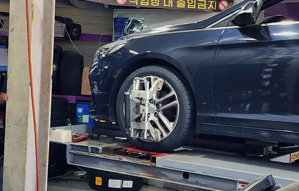 수지면 파나메라4 넥센타이어렌탈 작업 전후 1